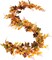 2 Pack Artificial Maple Leaf Garland – 6.5 Ft Per Piece (13 Ft Total) Fall Vine Vine Foliage Decor, Autumn Thanksgiving Hanging Leaves Garland for Home, Fireplace, Wedding, Party, Door & Indoor Outdoor Decoration